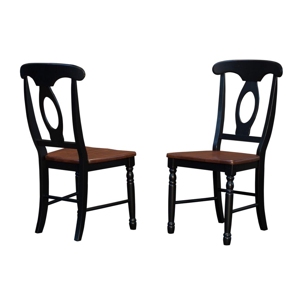 Versatile Oak-Black Napoleon Side Chair, Belen Kox. Picture 1