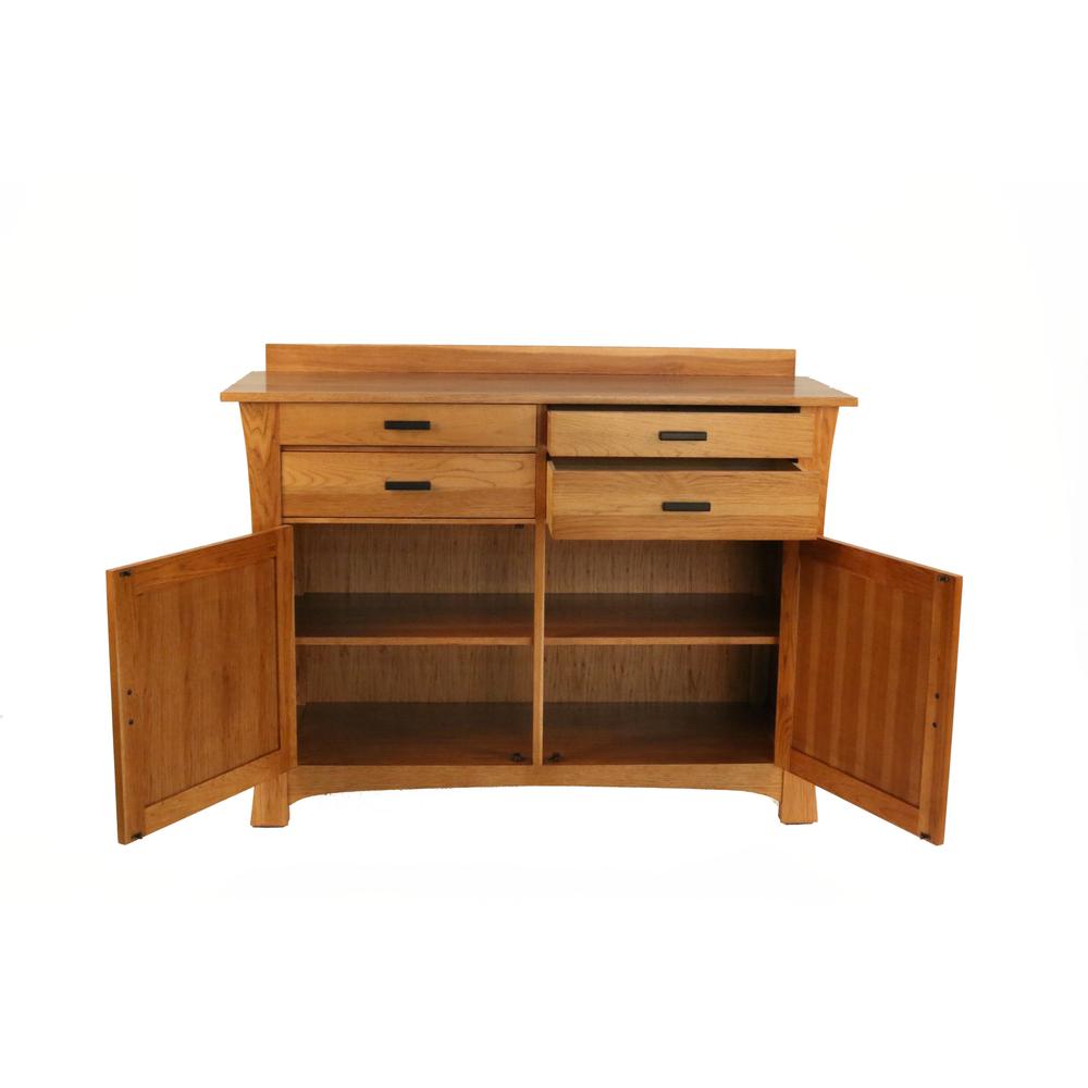 Cattail Bungalow Sideboard, Warm Amber Finish. Picture 4