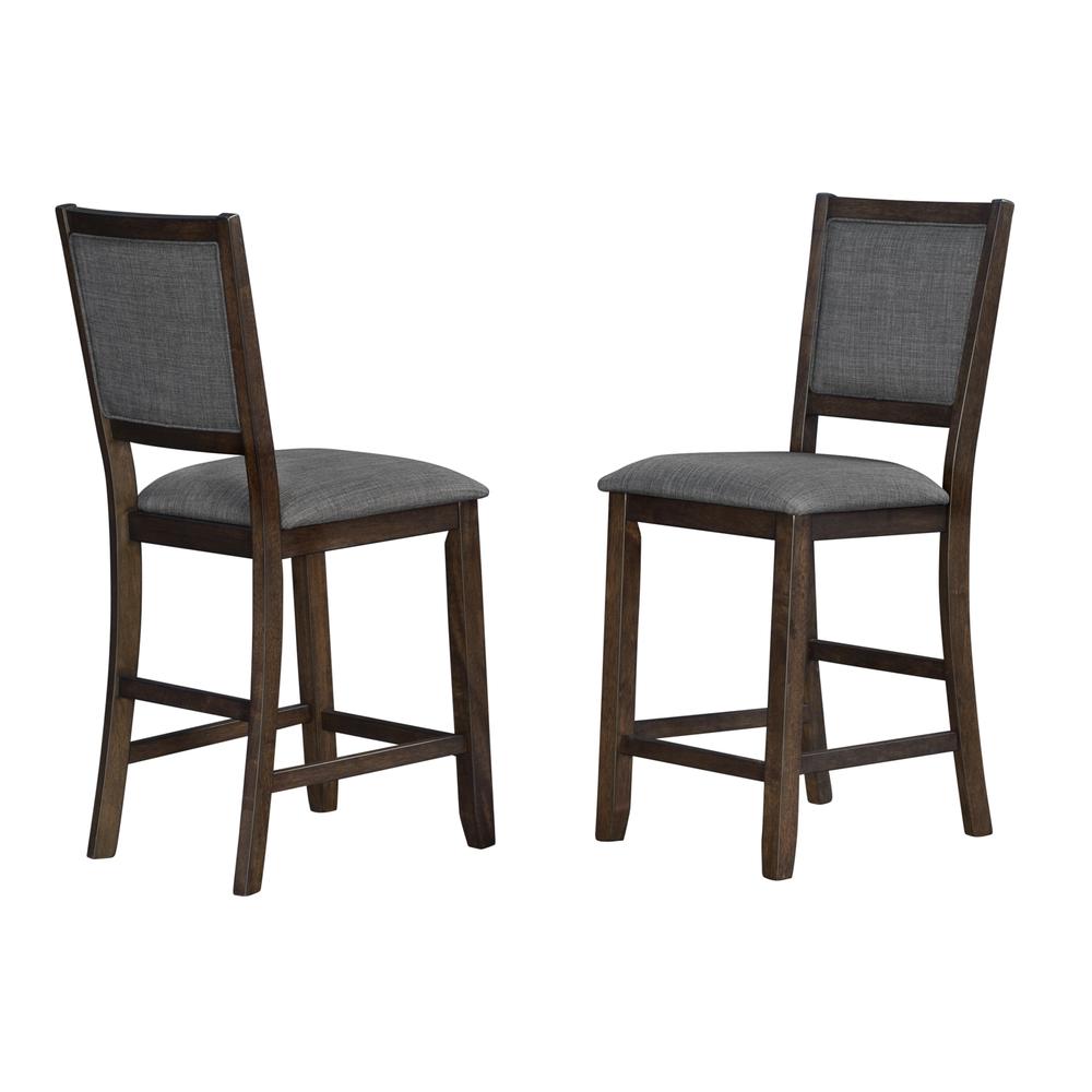 Chesney Upholstered Counter Stool 2 Pack. Picture 1