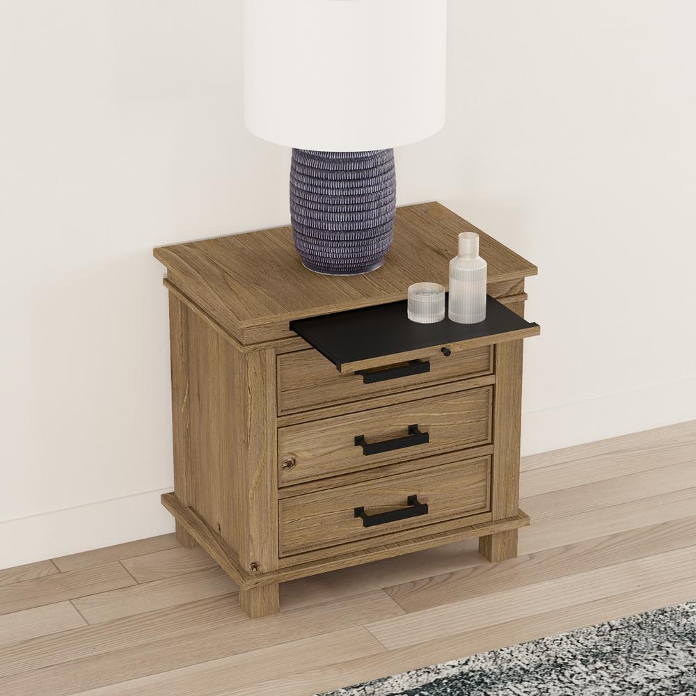 Glacier Point Nightstand, Golden Java Finish. Picture 3