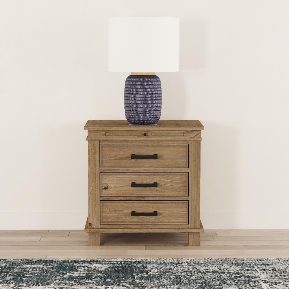 Glacier Point Nightstand, Golden Java Finish. Picture 1