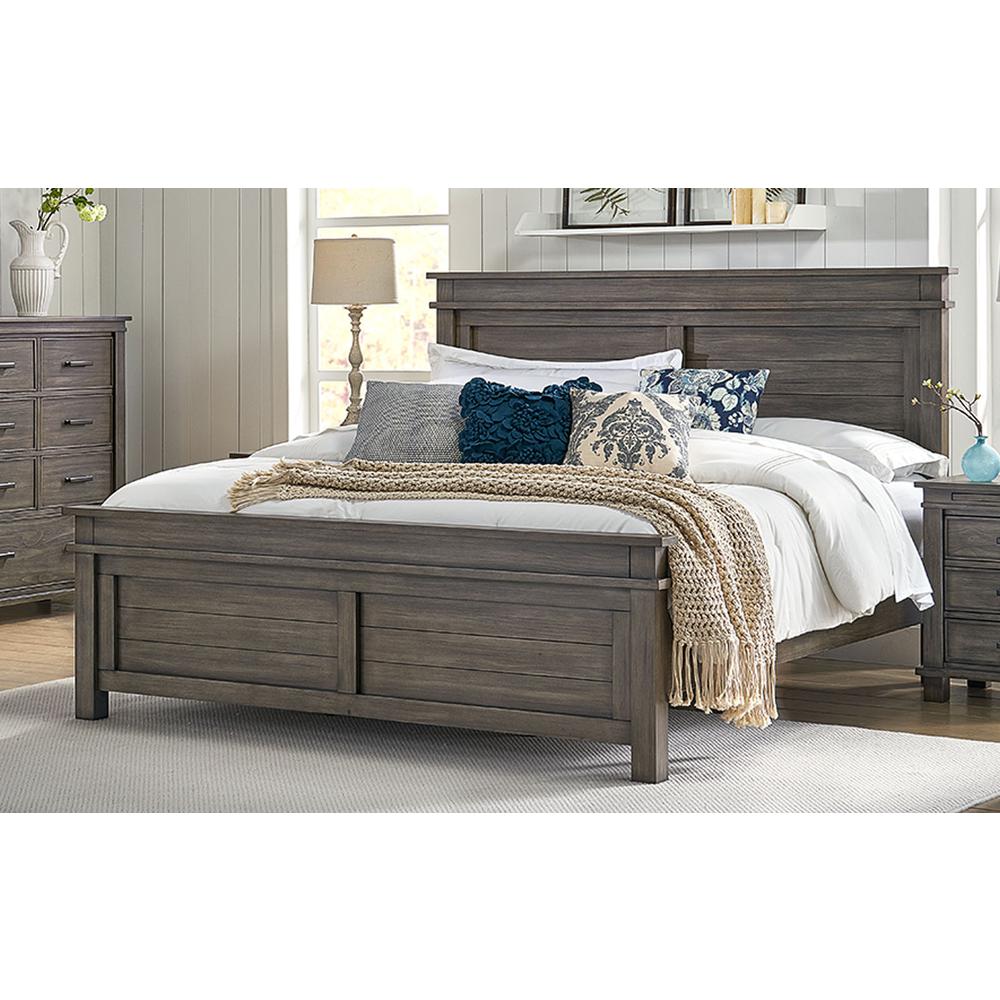 Glacier Point Queen Panel Bed, Greystone Finish. Picture 4