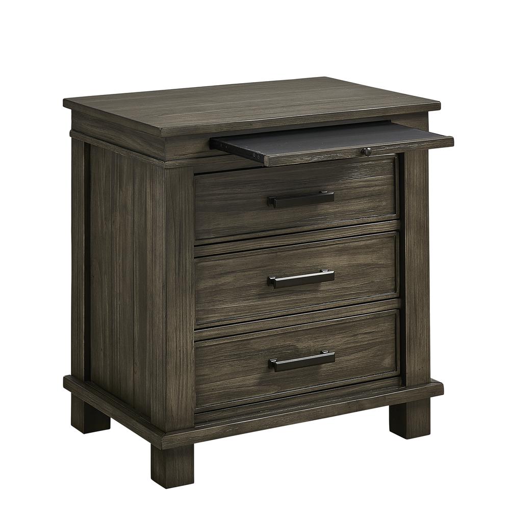 Glacier Point Nightstand, Greystone Finish. Picture 2