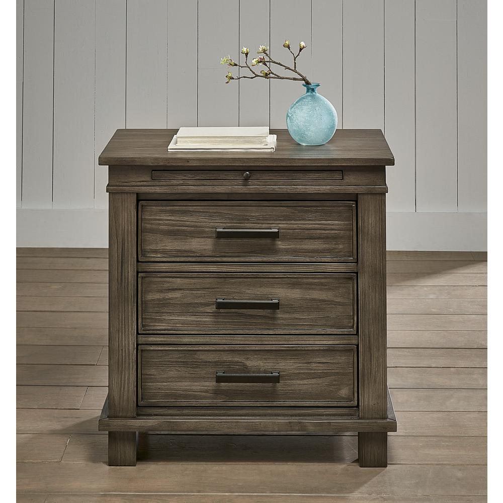 Glacier Point Nightstand, Greystone Finish. Picture 5