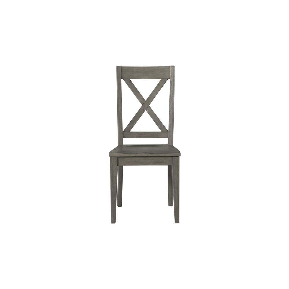 Transitional Slatback Side Chair Set, Belen Kox. Picture 1