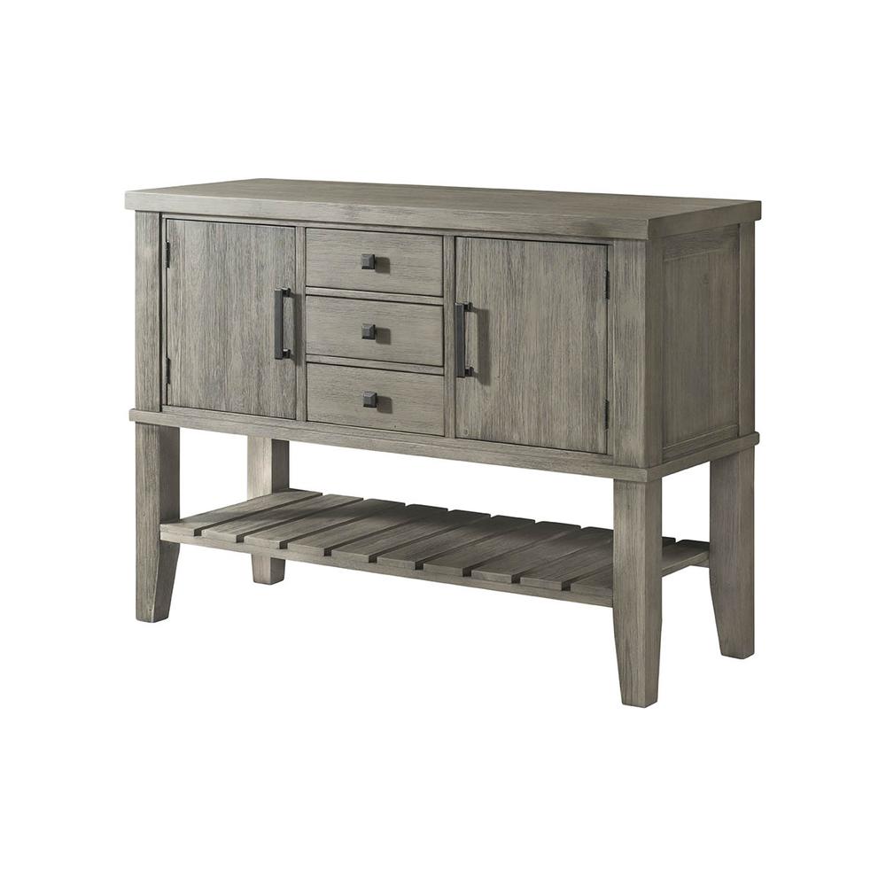 Huron Server, Distressed Grey Finish. Picture 2