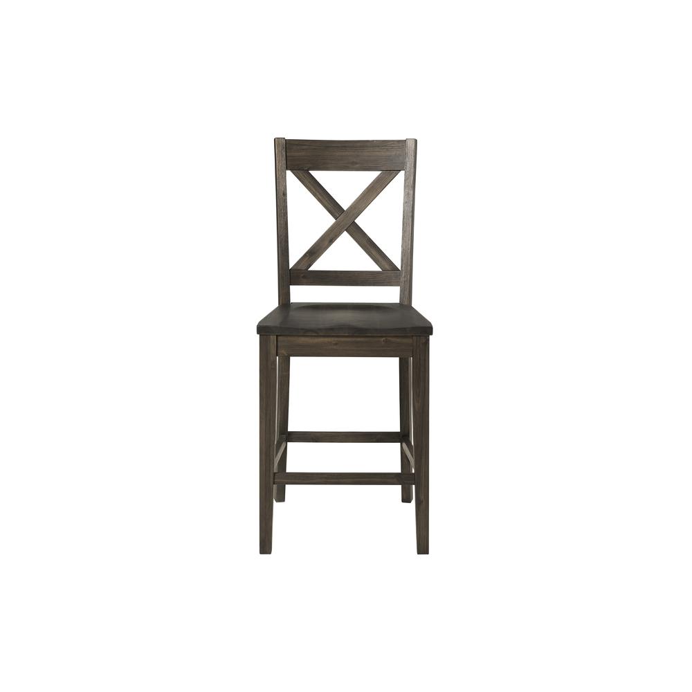 Huron X-Back Barstool, Weathered Russet Finish (Set of 2). Picture 2