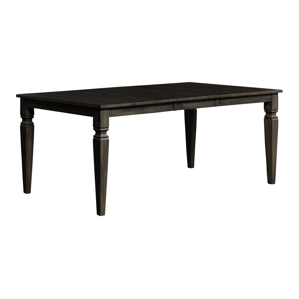 Dark Gray Butterfly Leaf Dining Table - Expandable 60"-78", Belen Kox. Picture 1