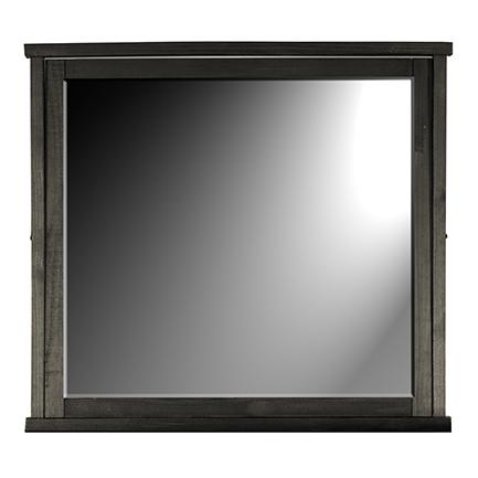 Charcoal Rustic Reflections Mirror, Belen Kox. Picture 1
