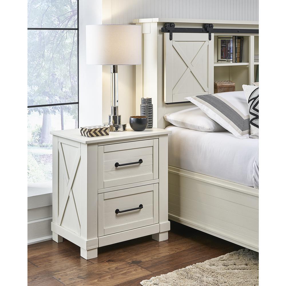 Sun Valley Nightstand, White Finish. Picture 2