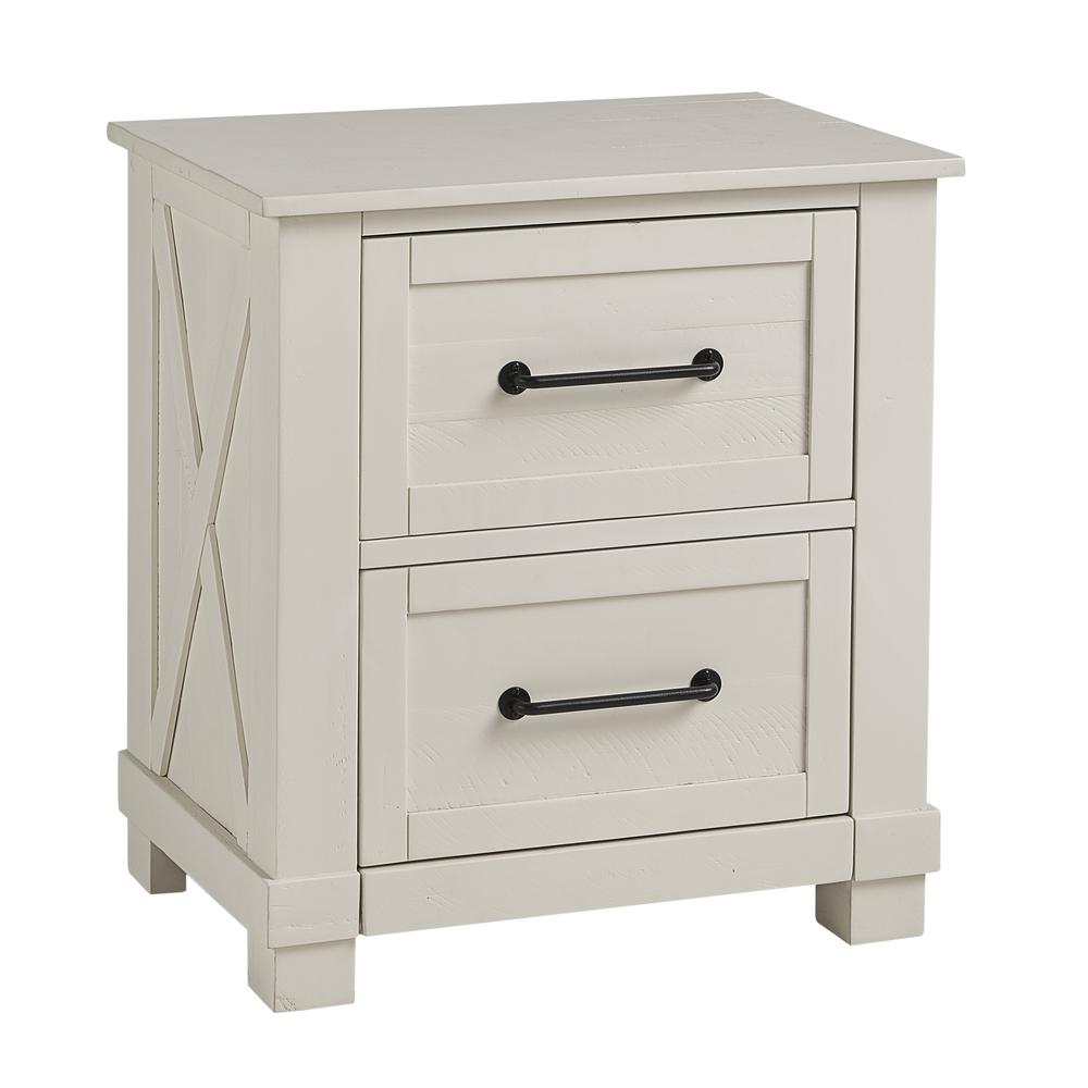Sun Valley Nightstand, White Finish. Picture 1