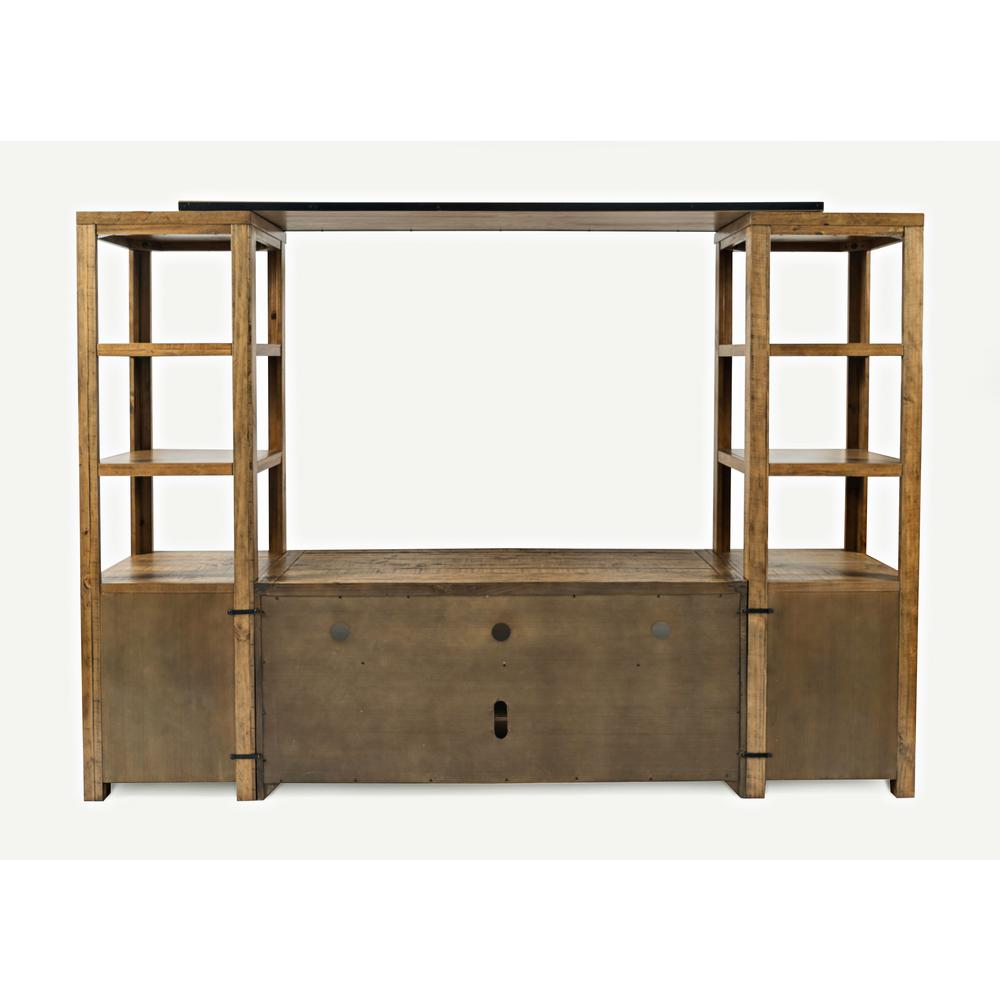 Rustic Distressed Pine 60'' TV Console. Picture 8