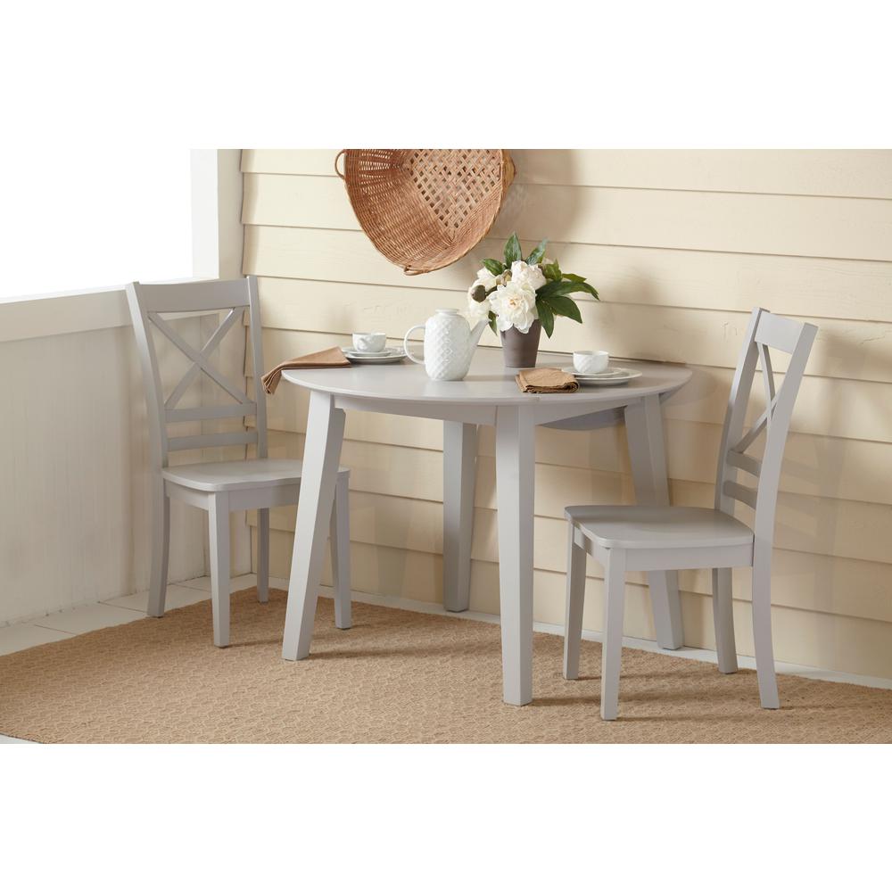 Solid Wood Classic Cross-Back Dining Chair (Set of 2). Picture 7