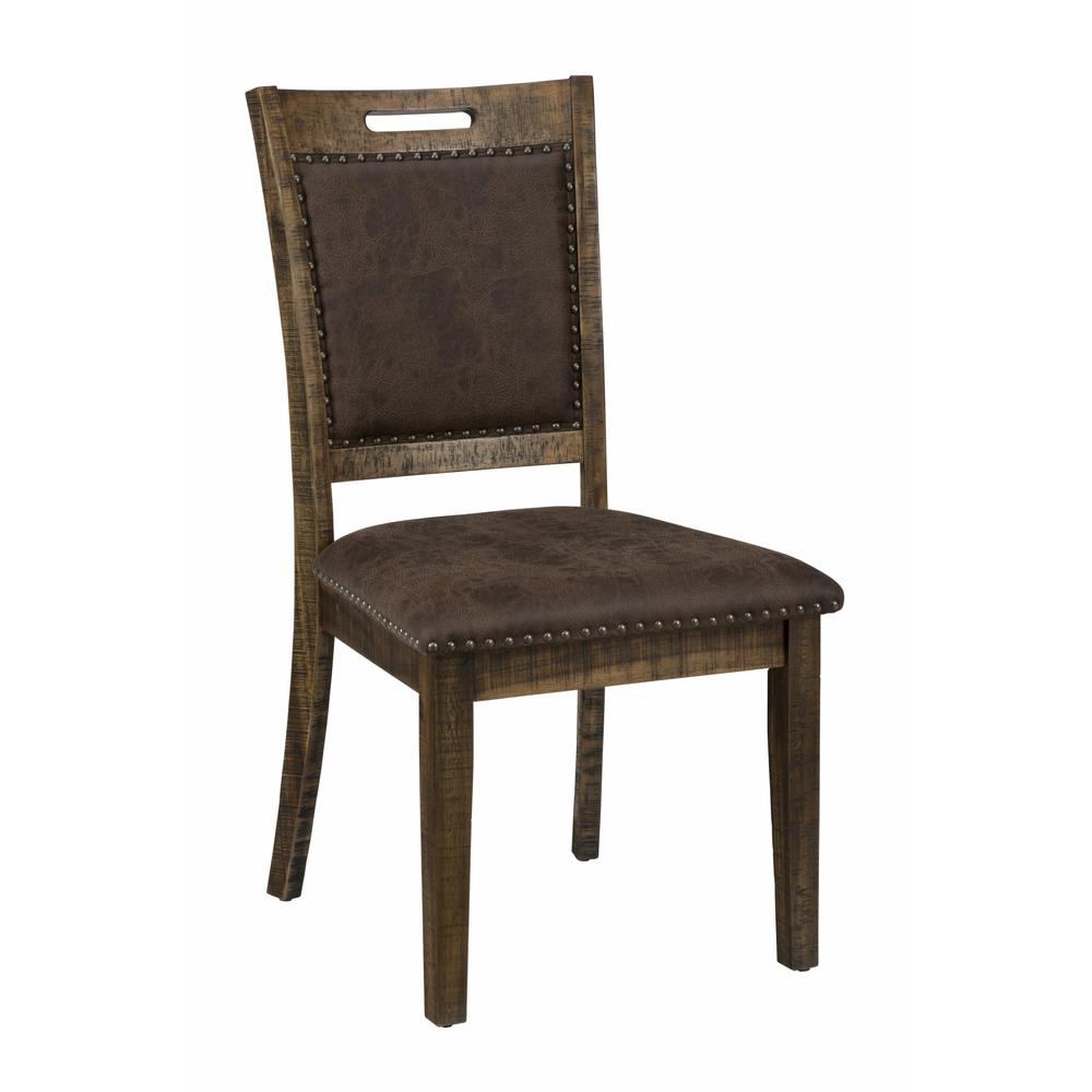 Upholstered Back Dining Chair, Set of 2. Picture 2