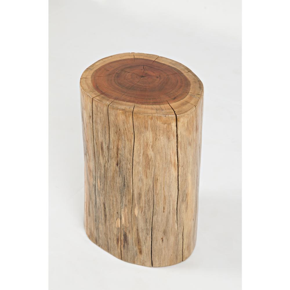 Hardwood Stump Accent Table. Picture 3