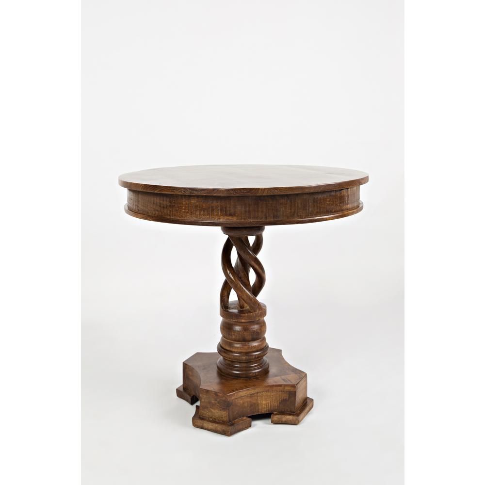Hand Carved Pedestal Table. Picture 4