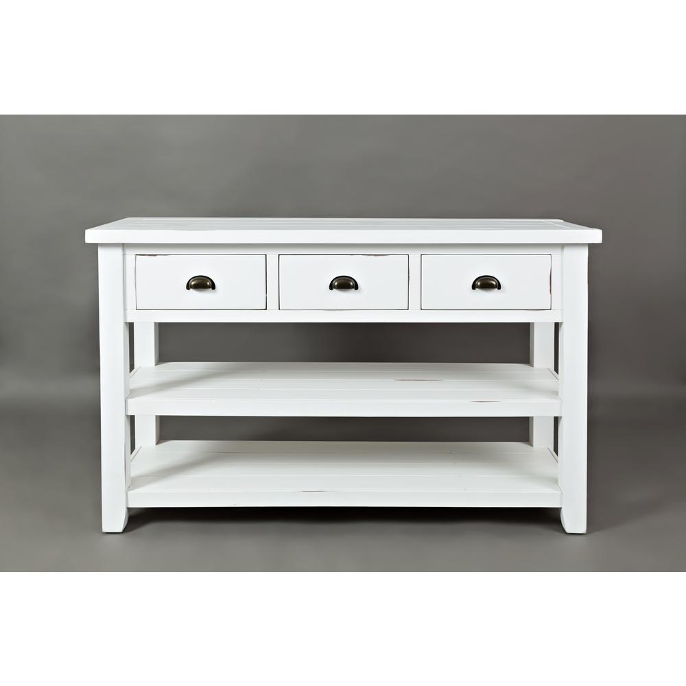 Sofa Table - Weathered White. Picture 4