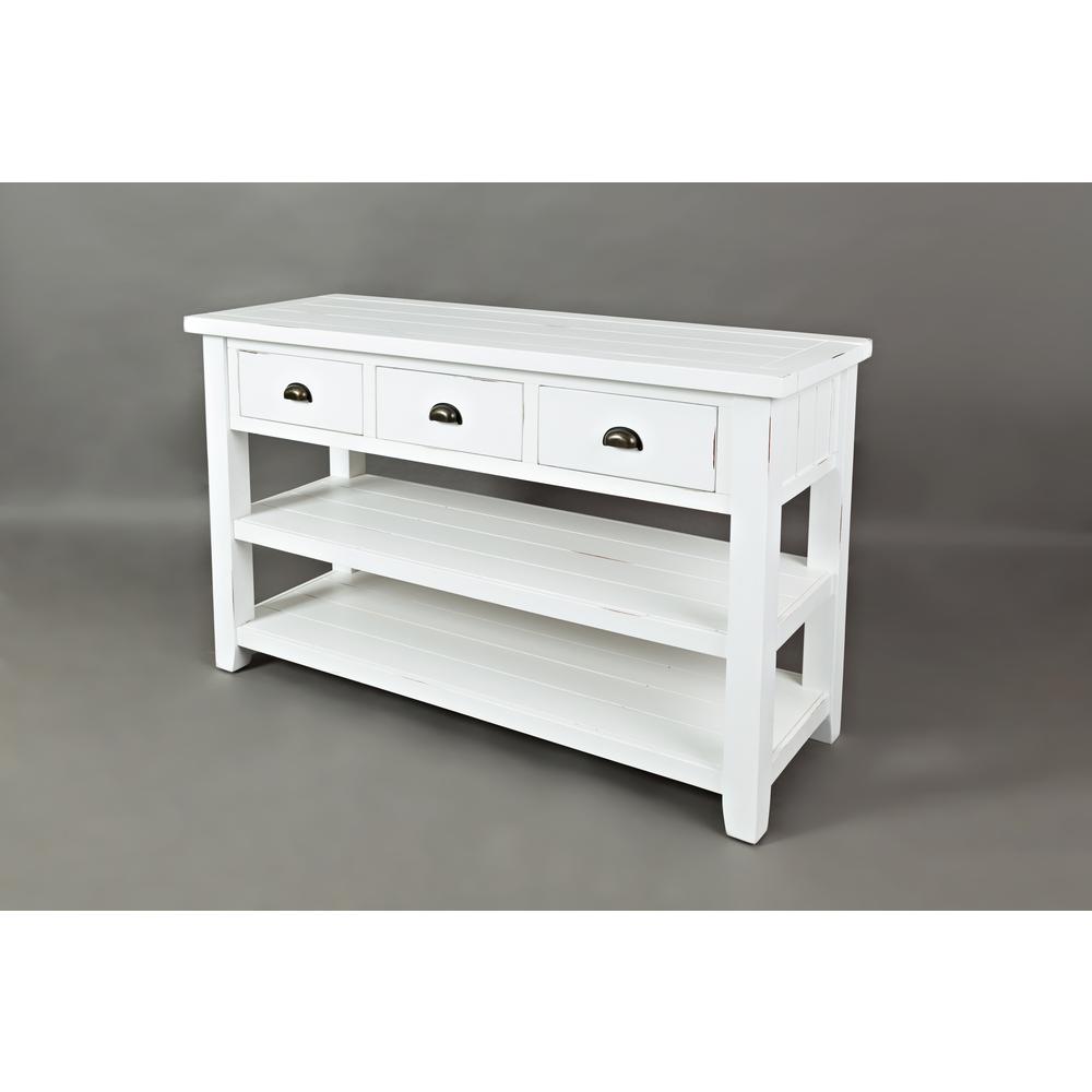 Sofa Table - Weathered White. Picture 1