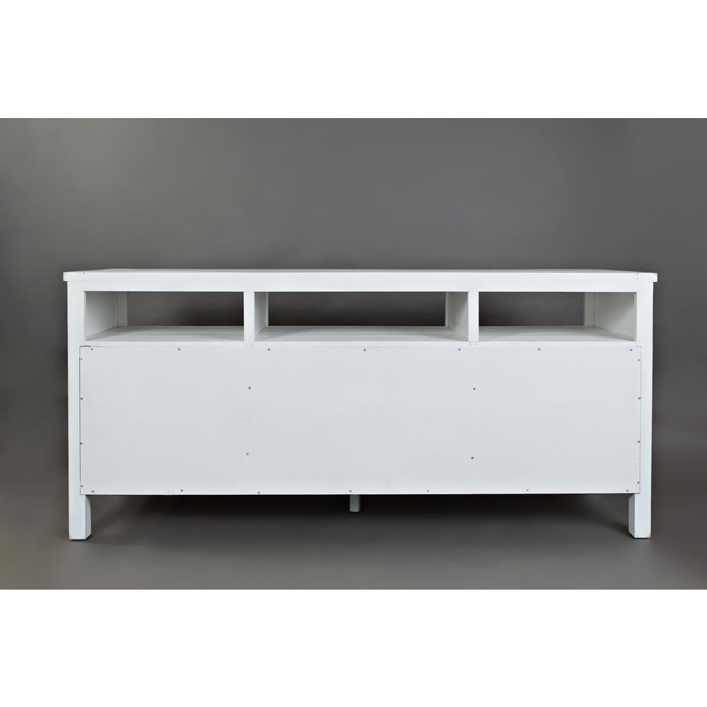 70" Media Console - Weathered White. Picture 2