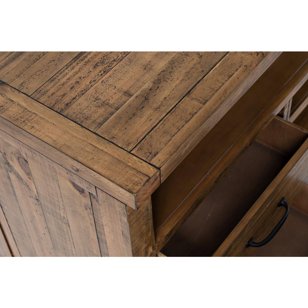 Telluride Rustic Pine 70'' TV Stand, Naturally Distressed Telluride. Picture 8