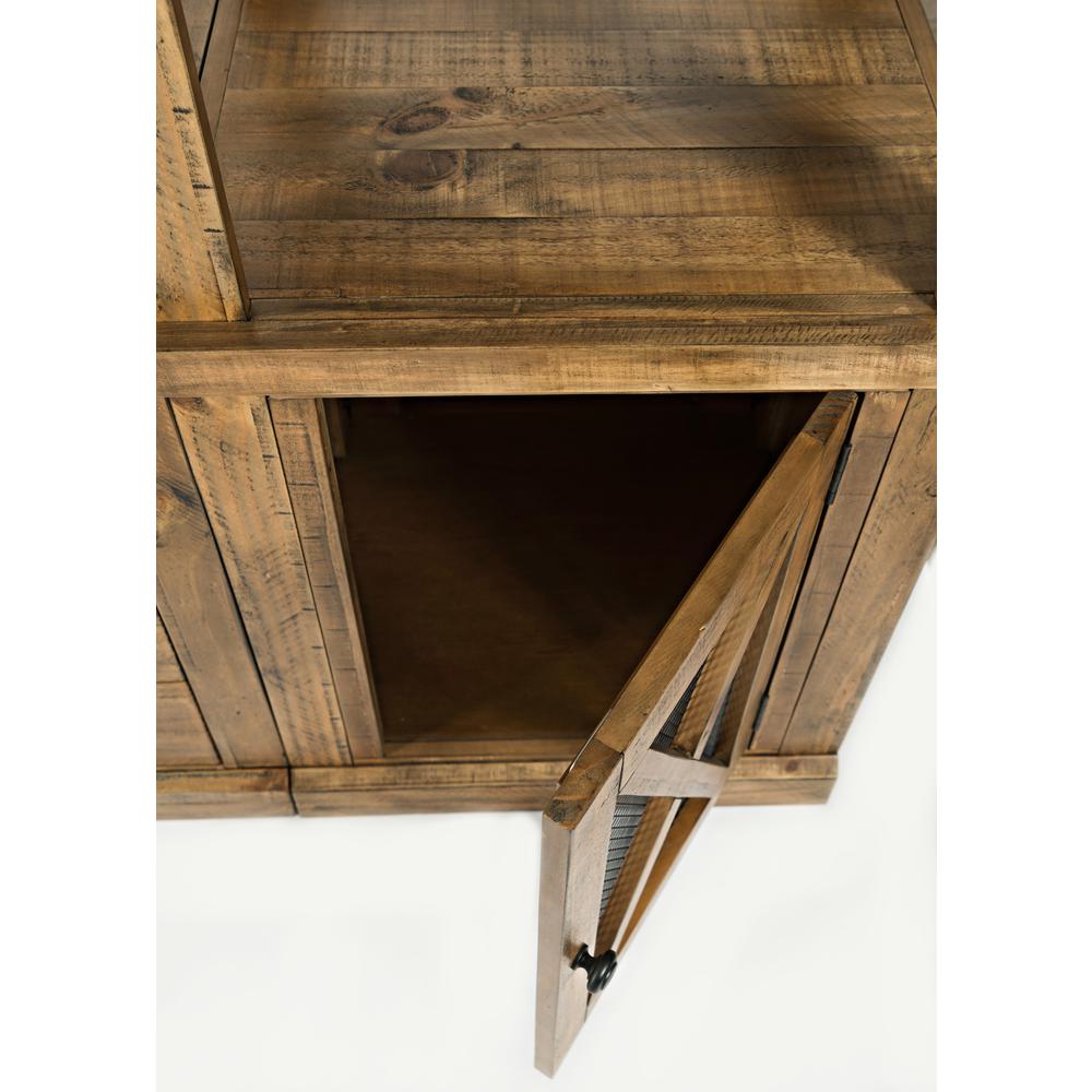 Telluride Rustic Pine 70'' TV Stand, Naturally Distressed Telluride. Picture 9