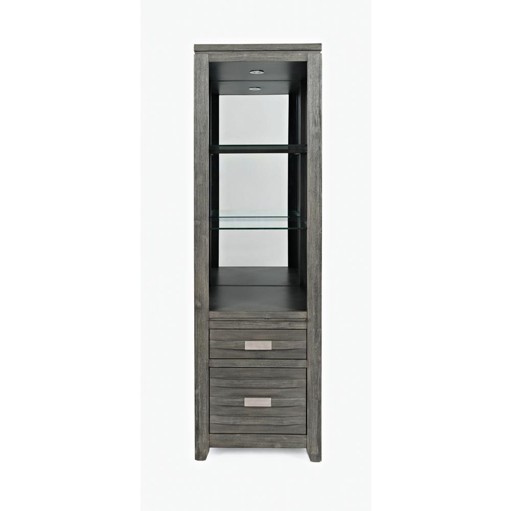 22" Bookcase- Brushed Grey. Picture 1
