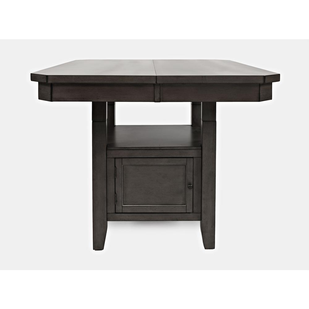 High/Low Square Dining Table - Grey. Picture 1