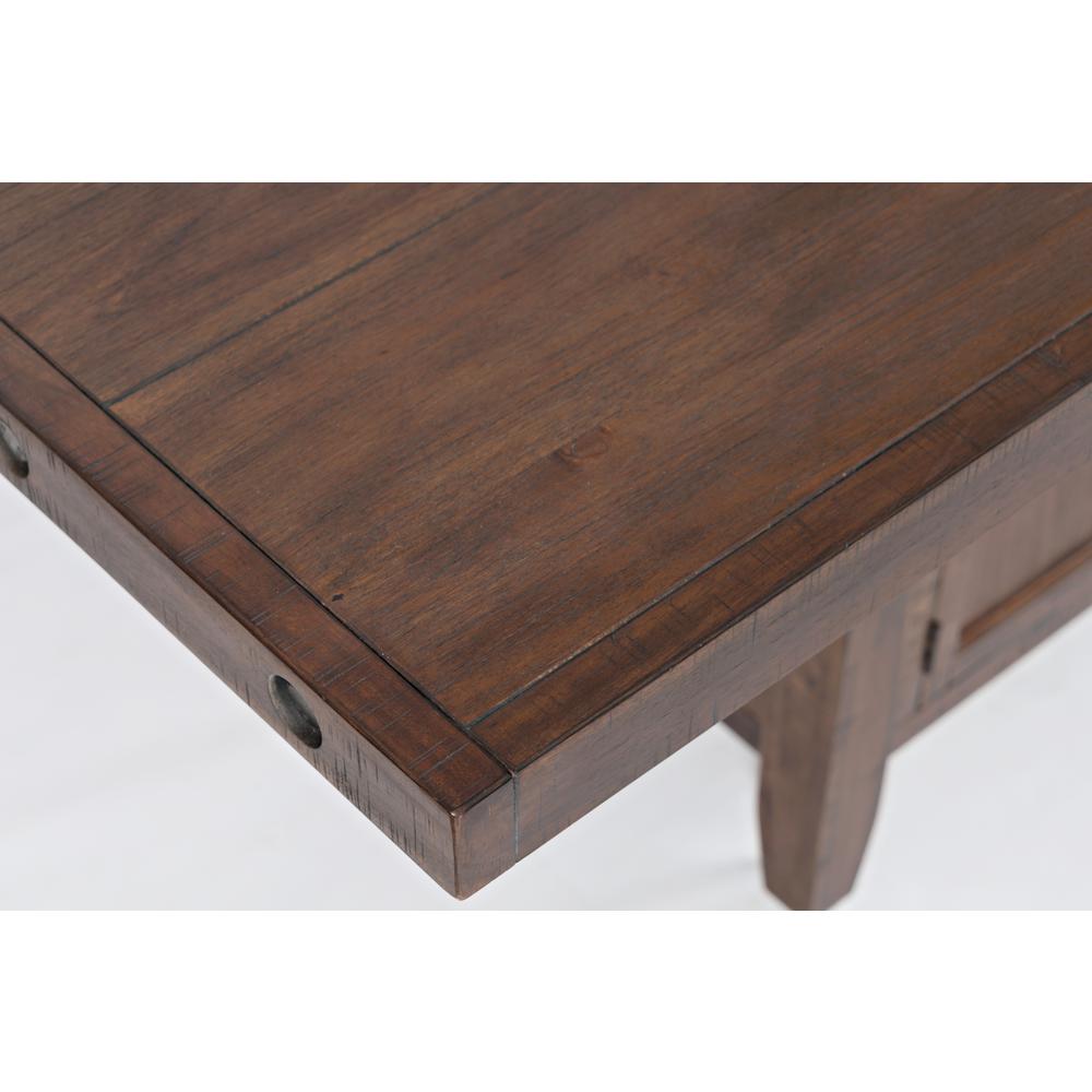 High/Low Storage Table Rustic Natural Brown. Picture 2