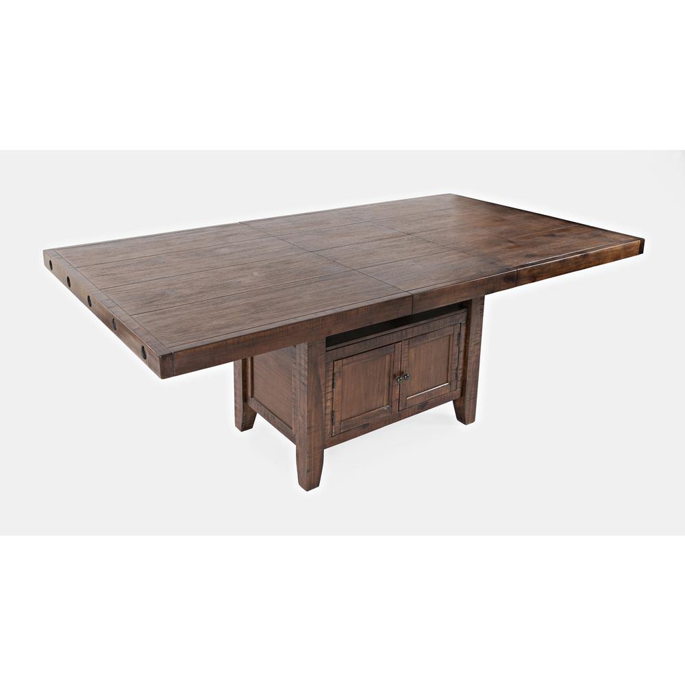 High/Low Storage Table Rustic Natural Brown. Picture 5