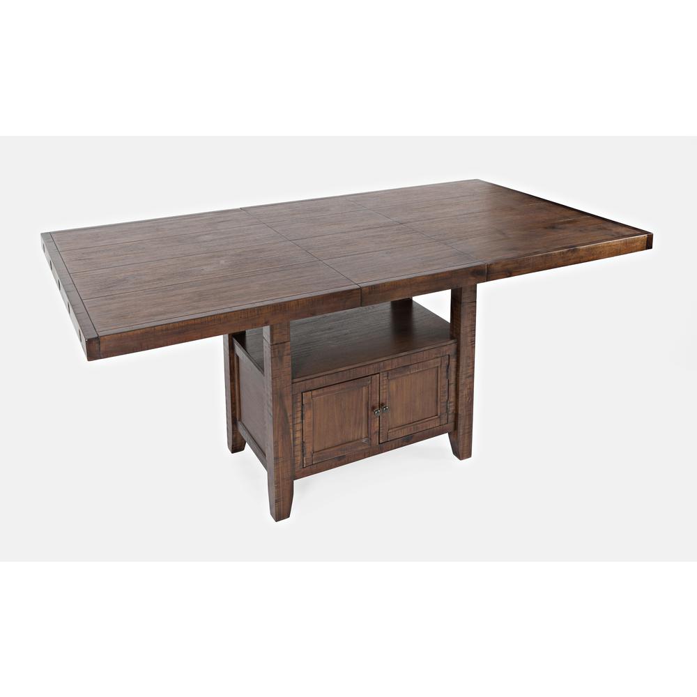 High/Low Storage Table Rustic Natural Brown. Picture 6