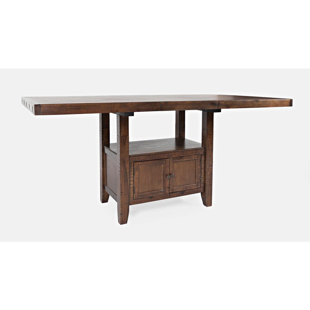 High/Low Storage Table Rustic Natural Brown. Picture 7