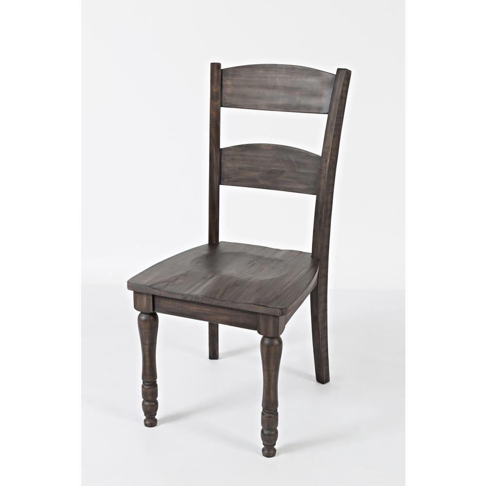 Ladderback Dining Chair - Barnwood, Set of 2. Picture 1