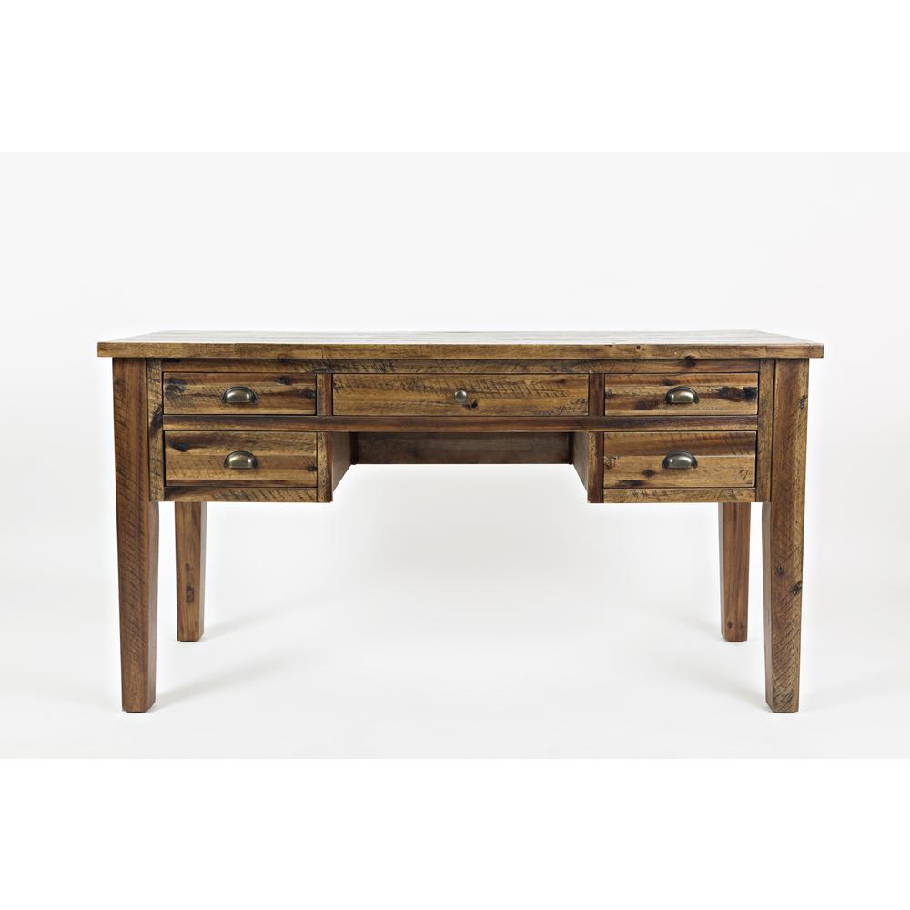 5-Drawer Desk - Dakota Oak. Picture 1