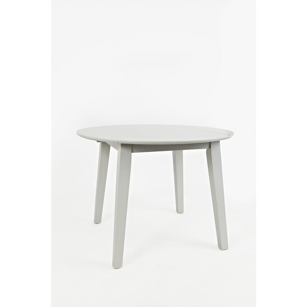 Round Dropleaf Table - Dove. Picture 14