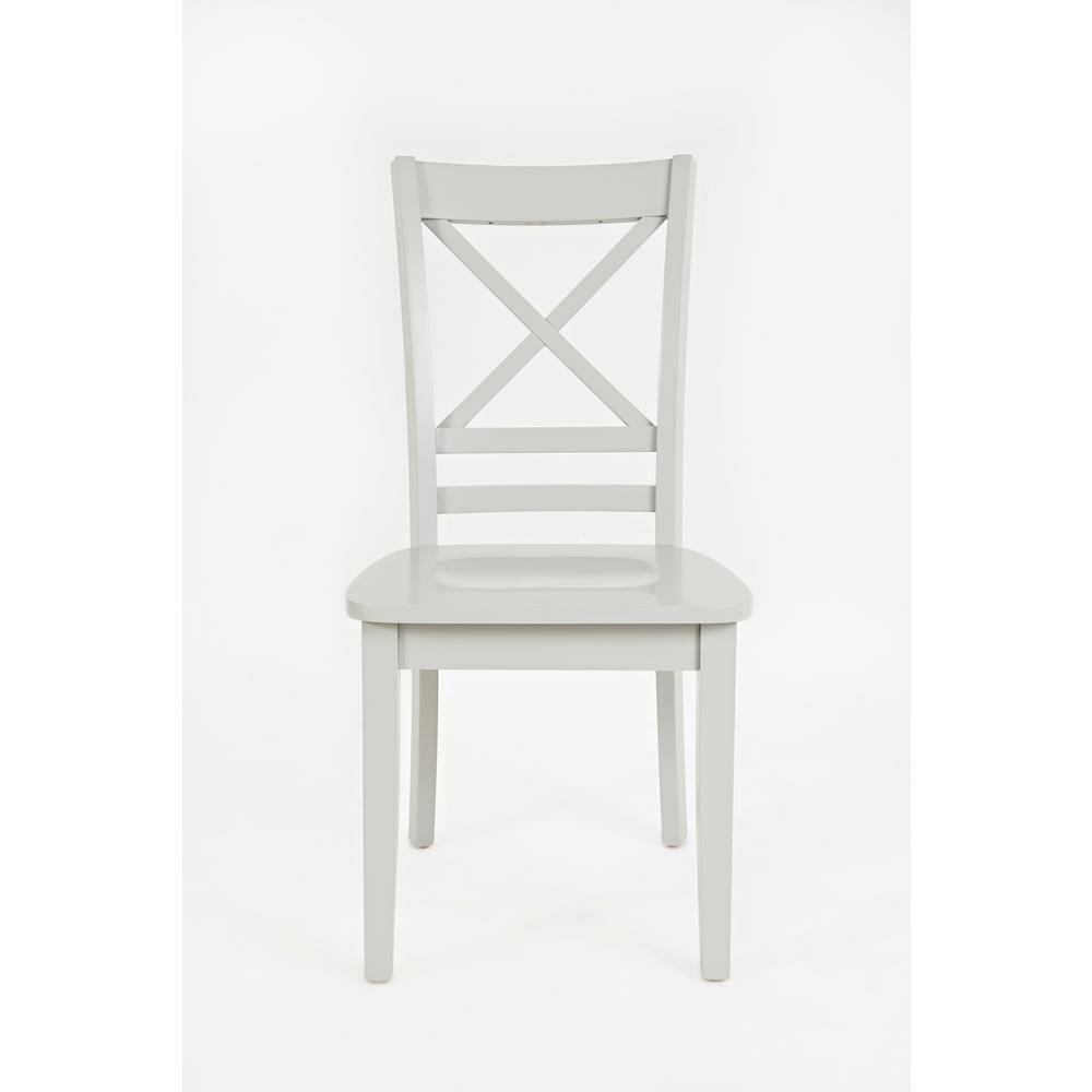 X Back Dining Chair - Dove, Set of 2. Picture 1