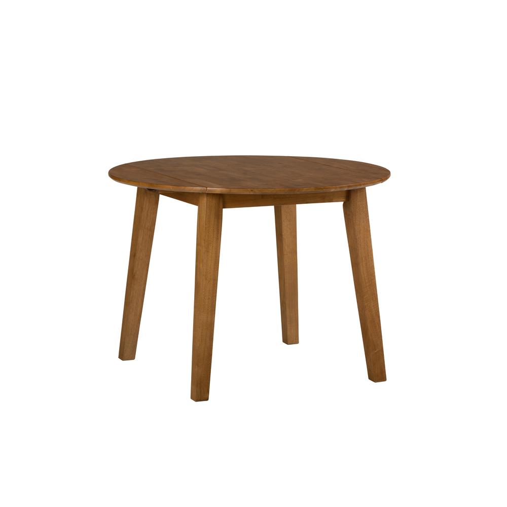 Honey Round Drop-leaf Table. Picture 1