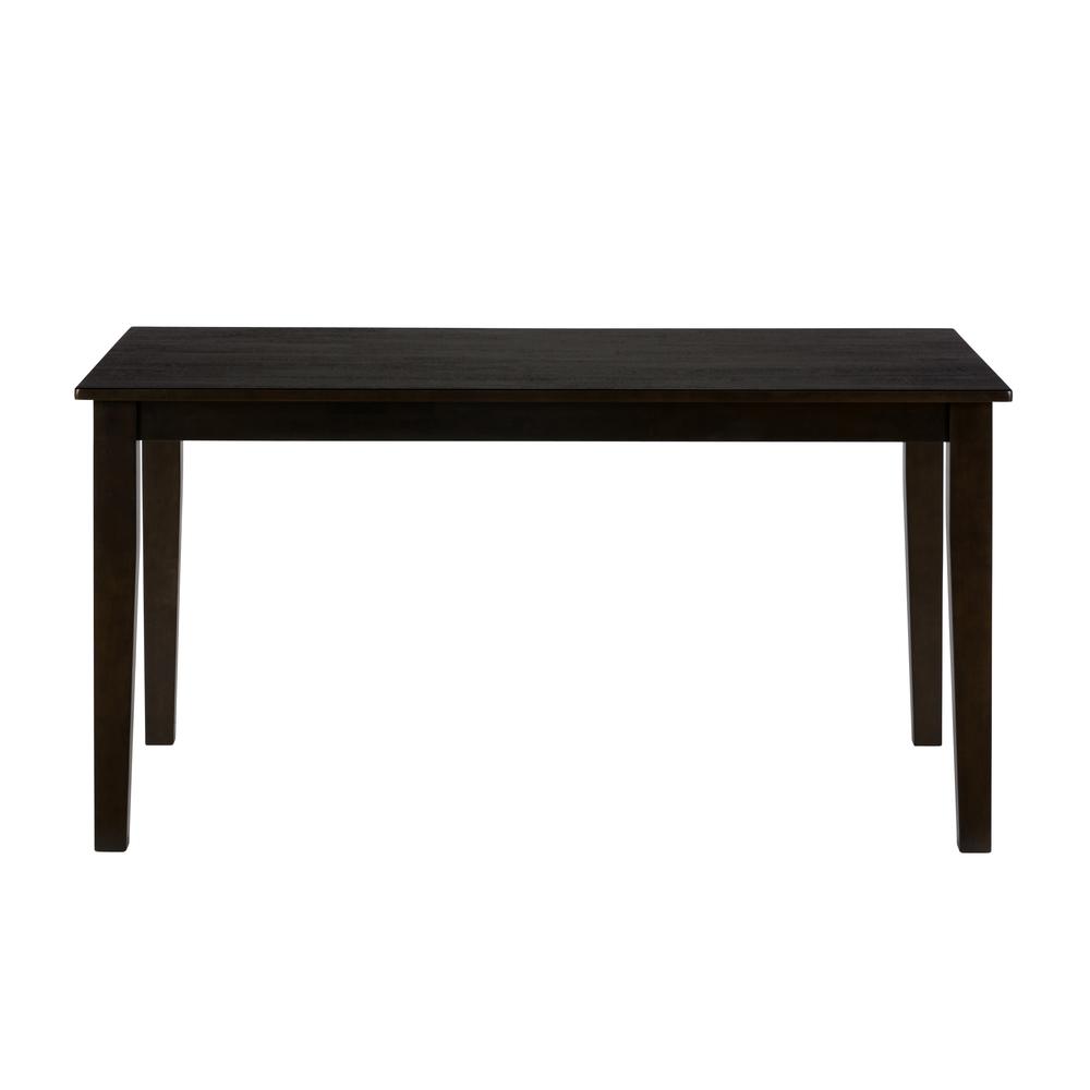 Espresso Rectangle Dining Table. Picture 4