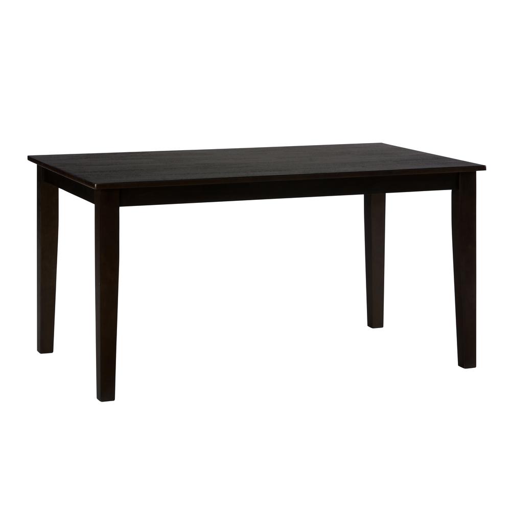 Espresso Rectangle Dining Table. Picture 3
