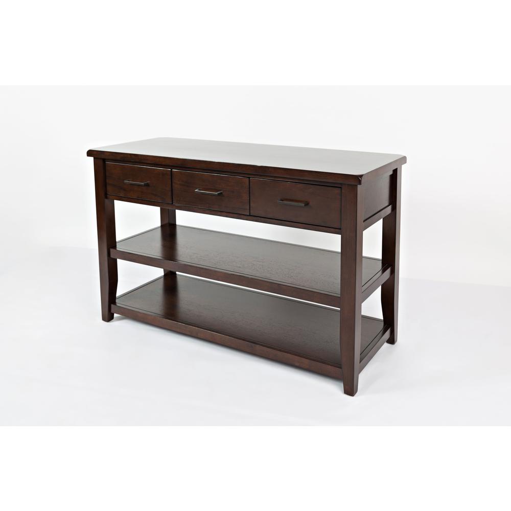 Contemporary Brown Sofa Table. Picture 2