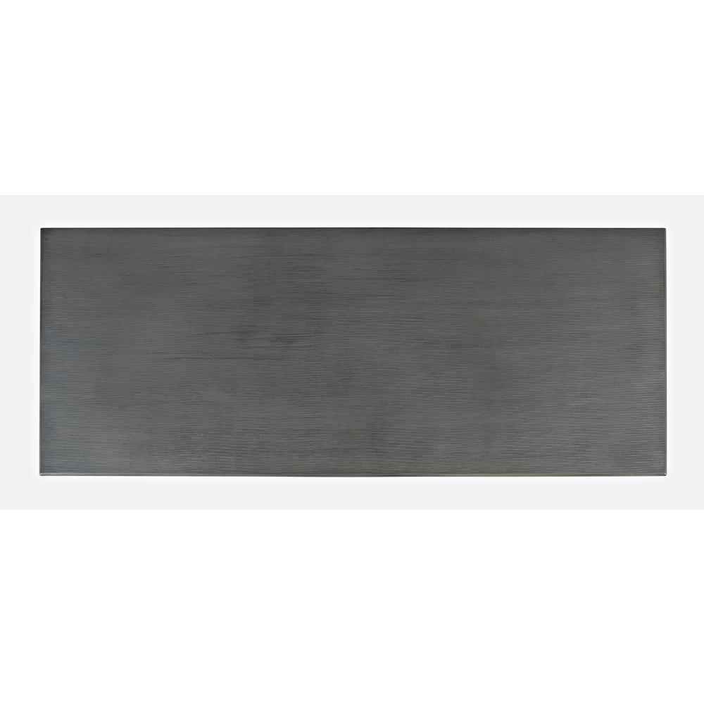 Carrington Contemporary Wire Brushed Two Door Accent Cabinet in Brushed Grey. Picture 8