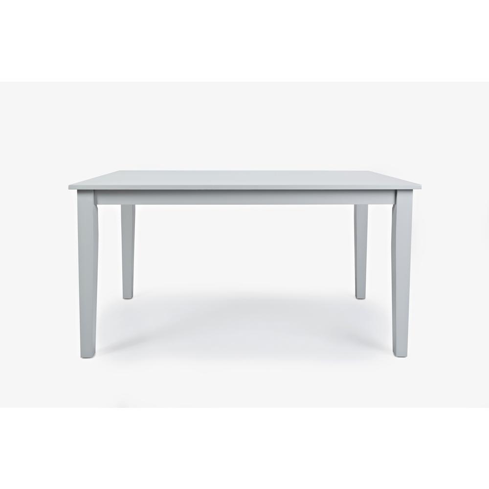 Simplicity Rectangle Dining Table - Dove. Picture 1