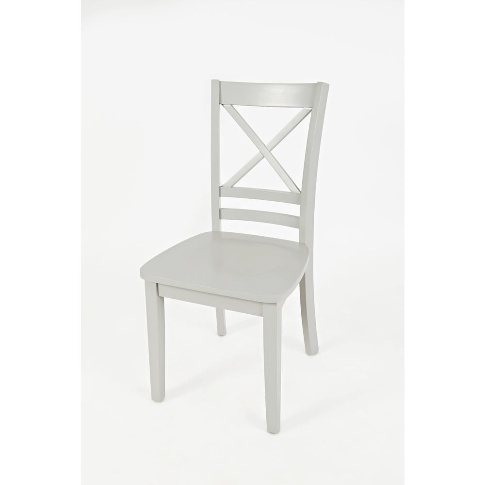 X Back Dining Chair - Dove, Set of 2. Picture 6