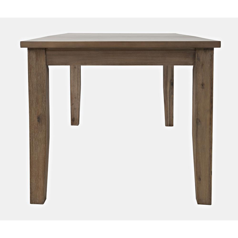 Coastal Wire-Brushed Acacia 66" Extendable Dining Table. Picture 2