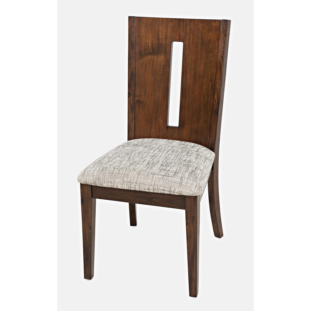 Contemporary Slotback Upholstered Dining Chair (Set of 2). Picture 2