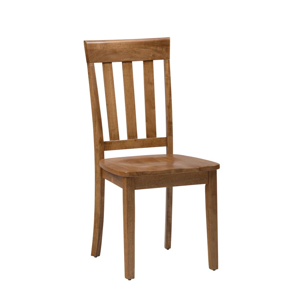 Honey Slat Back Chair, Set of 2. Picture 2
