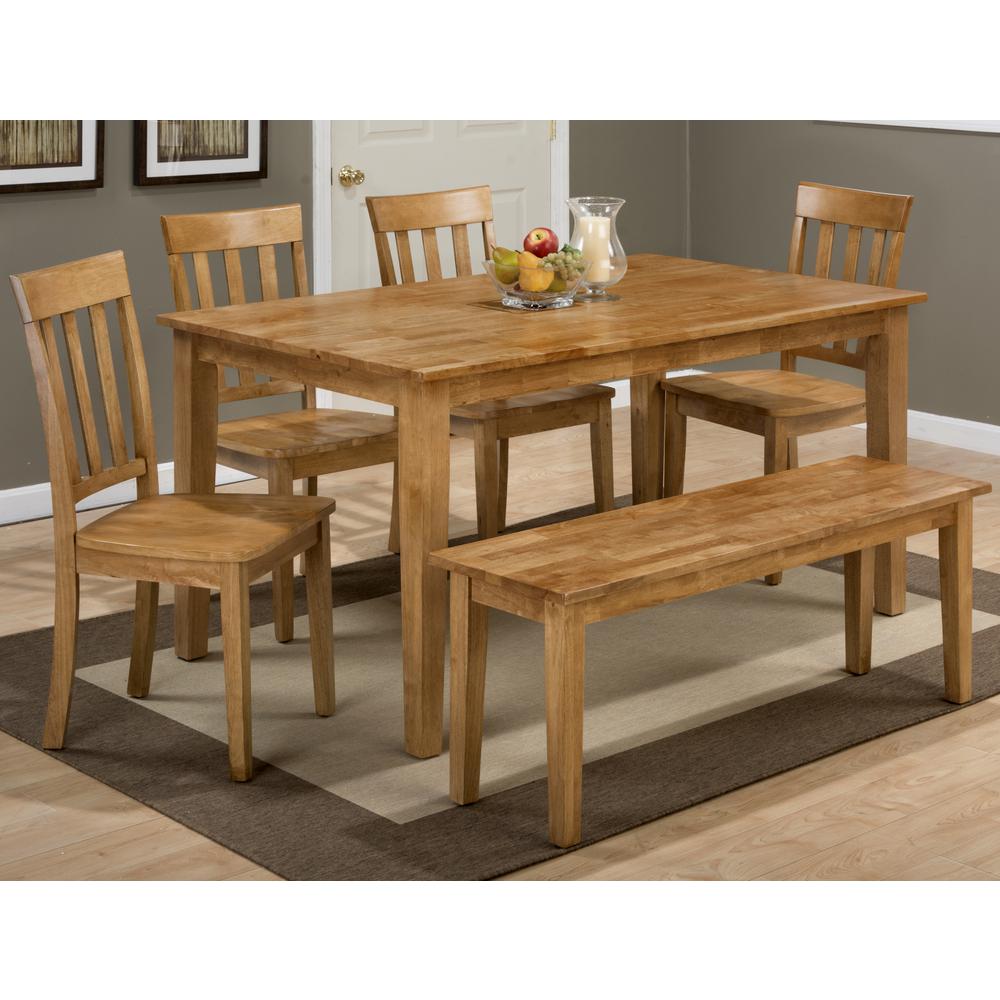 Honey Rectangle Dining Table. Picture 2