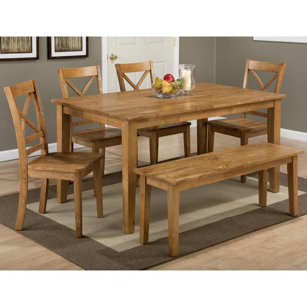 Honey Rectangle Dining Table. Picture 3