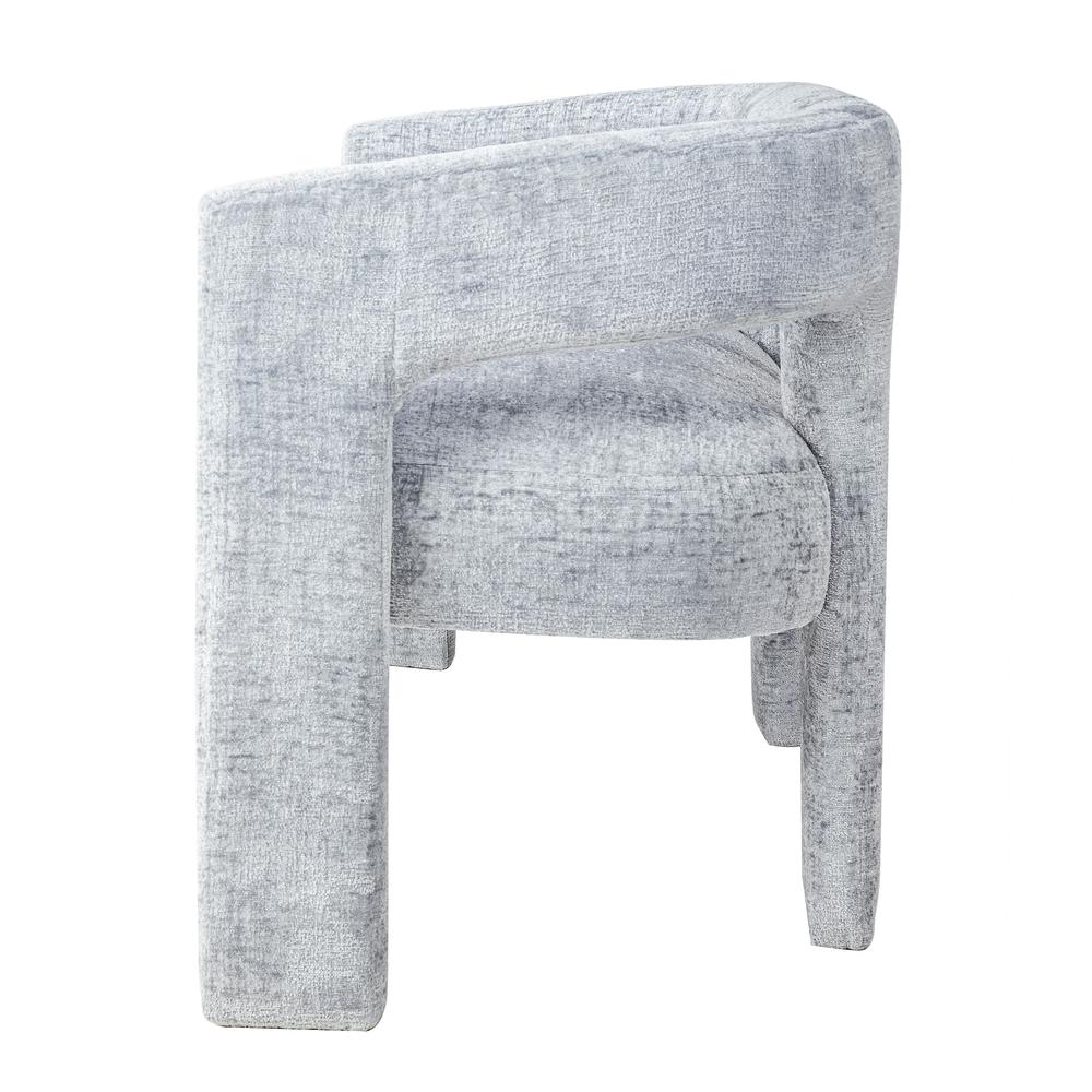 Modern Luxury Jacquard Fabric Upholstered Sculpture Bench. Picture 4