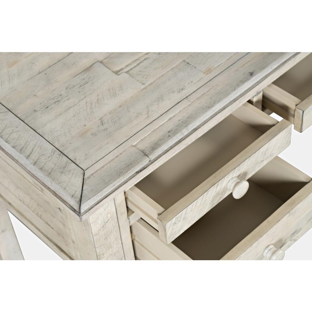 Coastal Style Distressed Acacia USB Charging Desk. Picture 6