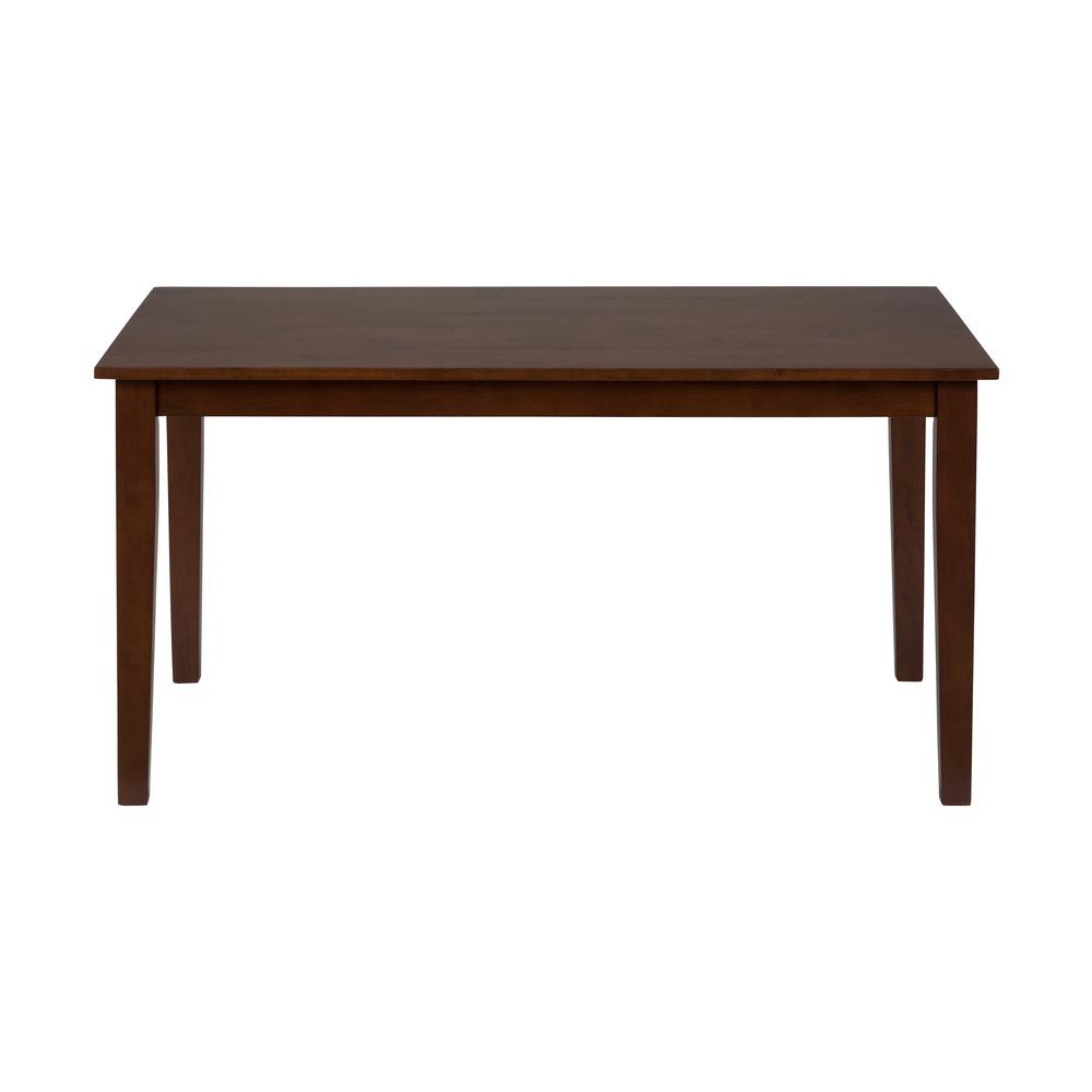 Caramel Rectangle Dining Table. Picture 5